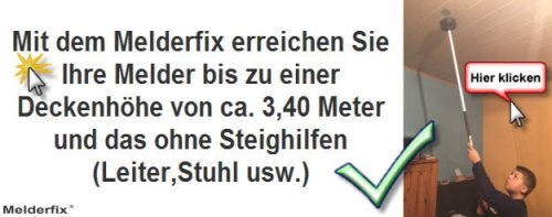Melderfix® — Installations- und Wartungsgerät für Rauchwarnmelder