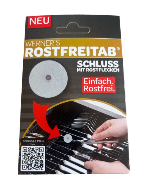 Werner’s Rostfreitab gegen Flugrost in der Spülmaschine